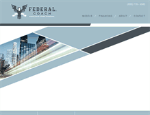 Tablet Screenshot of federalcoachbus.com